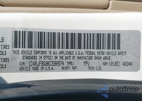 2019 Jeep Grand Cherokee Limited from USA, damaged, VIN 1C4RJFBG0KC590574